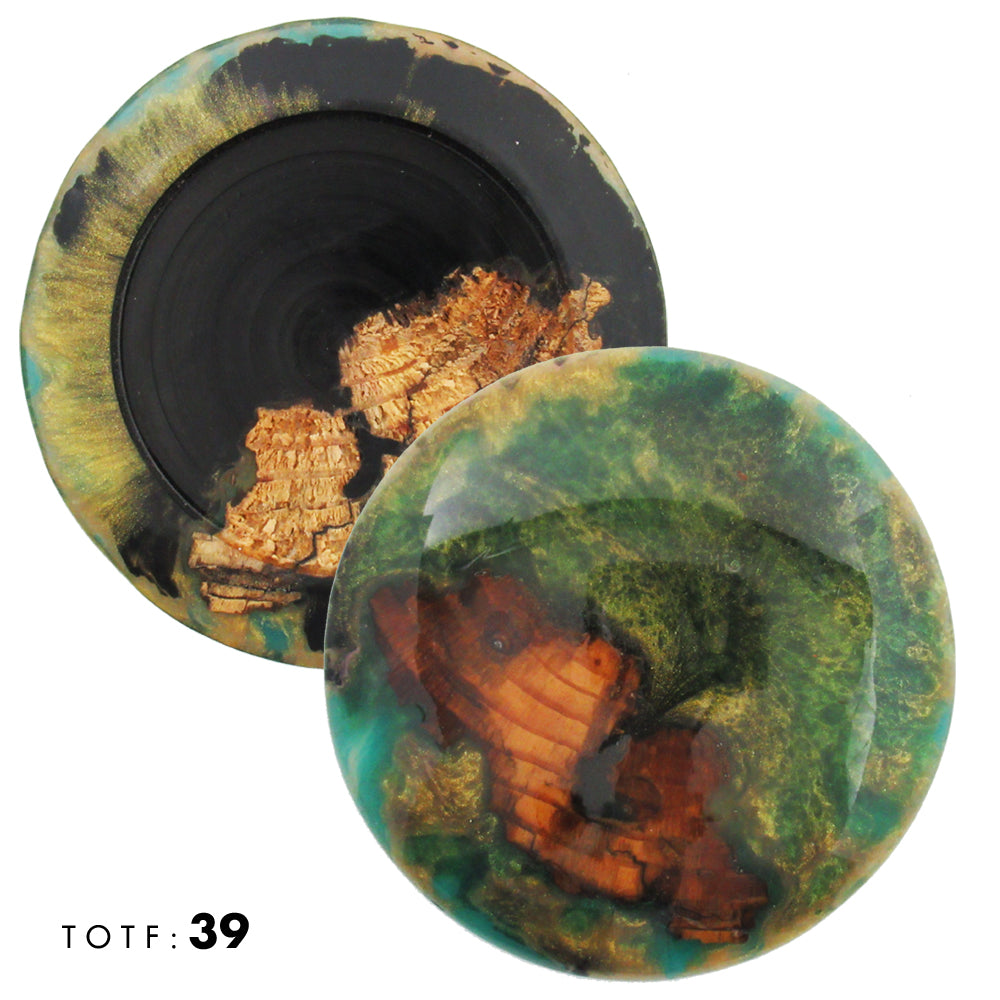 Treasures of the Forest Wood & Resin Mini Marker Disc