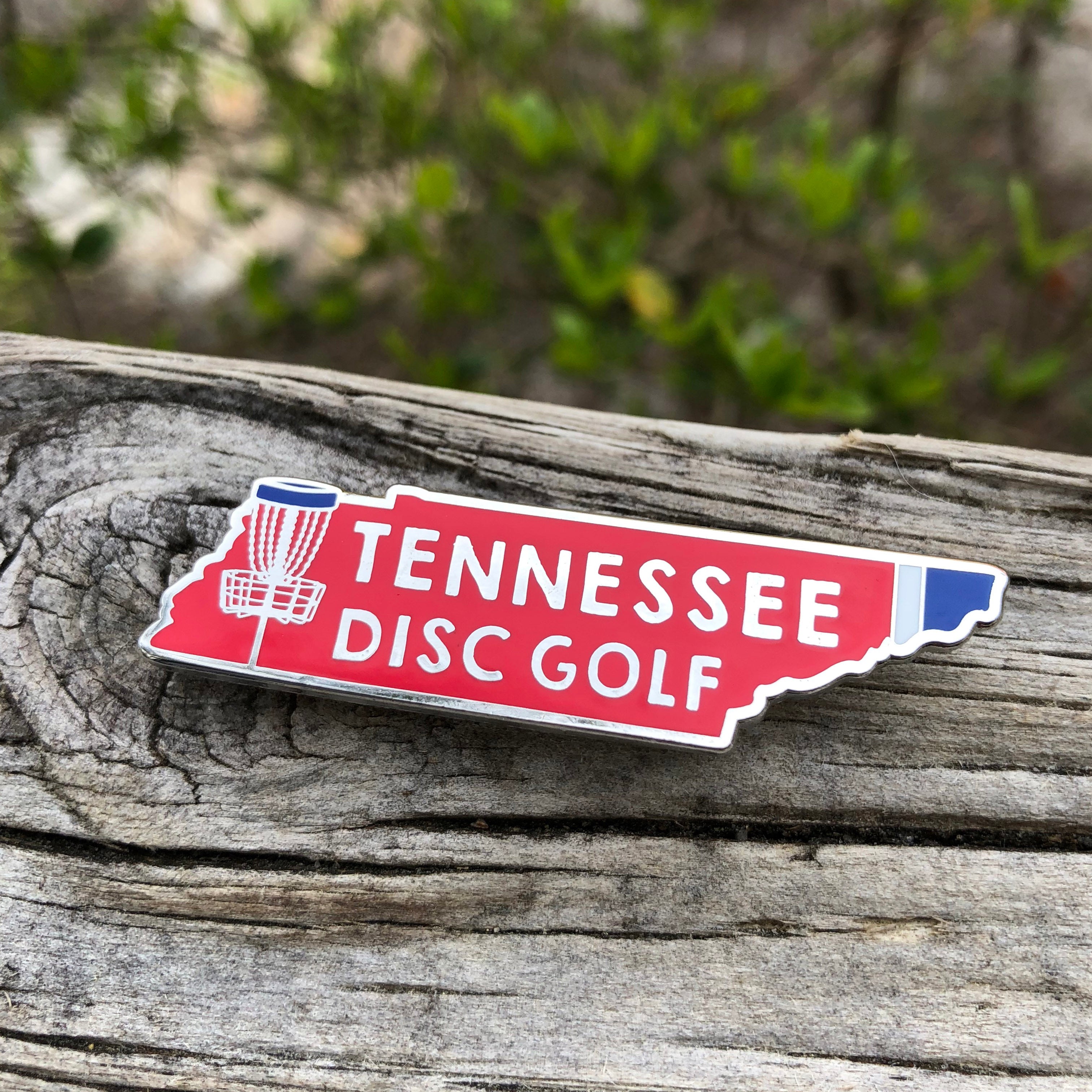 Tennessee Disc Golf Pin - Gotta Go Gotta Throw