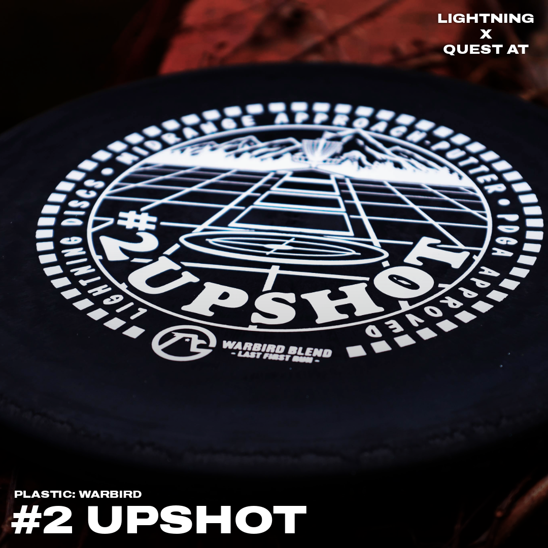 Lightning Limited Edition Last First Run Warbird Plastic #2 Upshot Putter Golf Disc