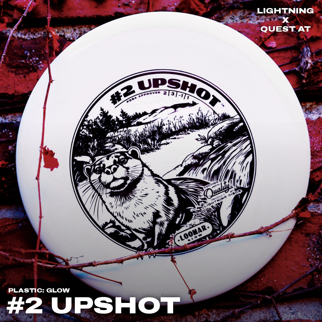 Lightning Loonar Glow #2 Upshot Putter Golf Disc