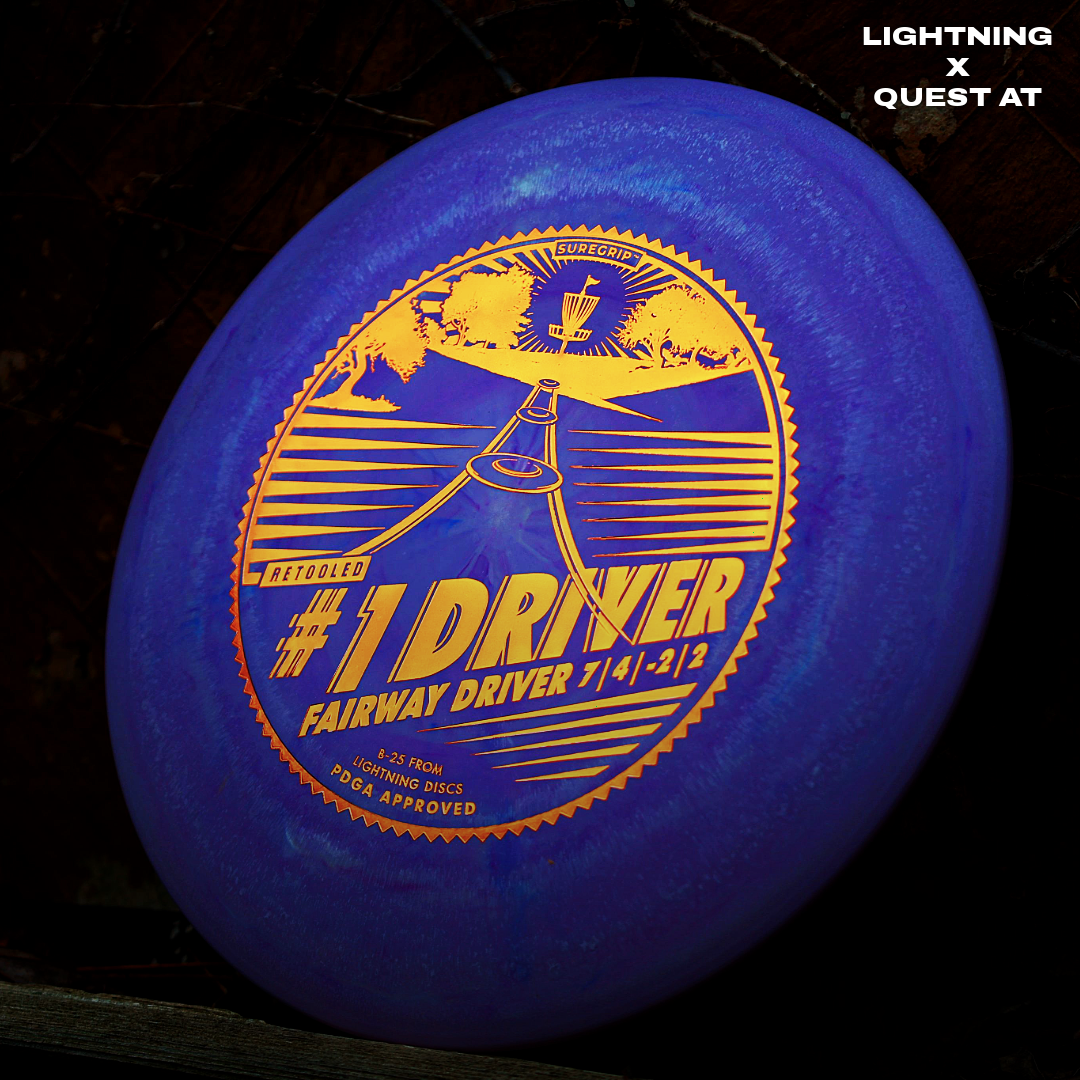 Lightning Sure Grip #1 Driver [Retool] Fairway Driver Golf Disc