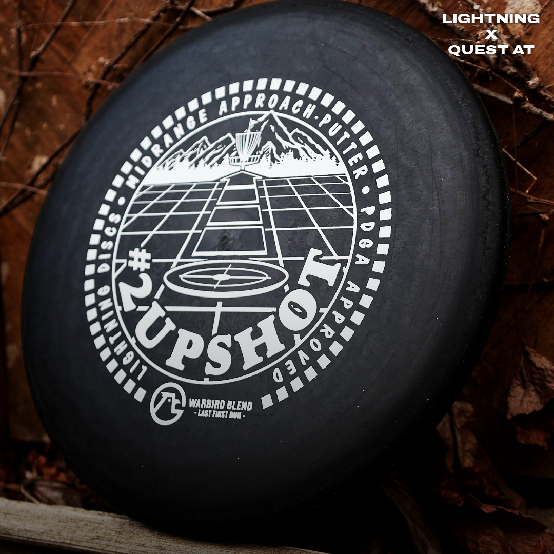 Lightning Limited Edition Last First Run Warbird Plastic #2 Upshot Putter Golf Disc