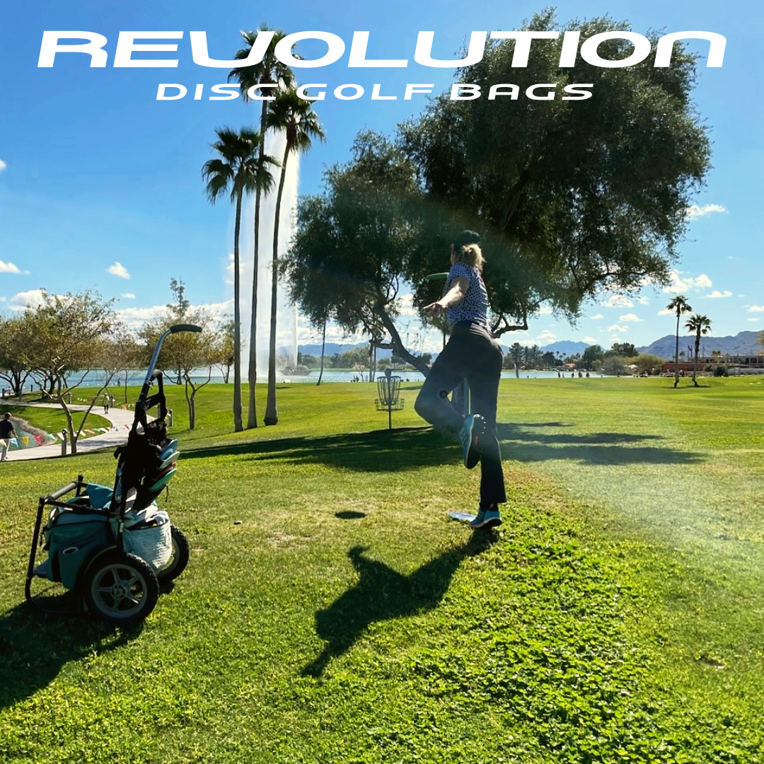 Juliana Korver and Revolution Disc Golf Bags - The #1 most durable bag for all levels of disc golfers. Made in the U.S.