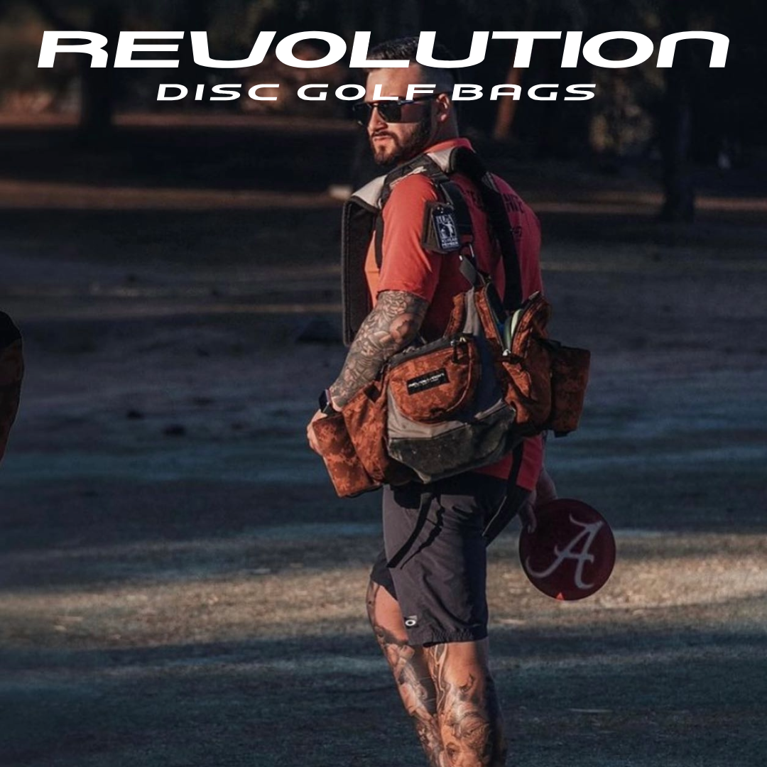 Drew Gibson Disc Golf Bags - Revolution V2 Team disc golf bag. Made for our levels of players.
