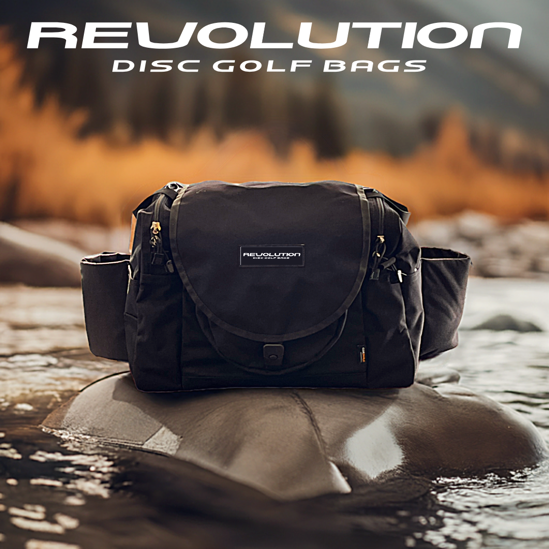 Revolution V3 Disc Golf Bags. #1 most durable bag ever made for Disc Golf.