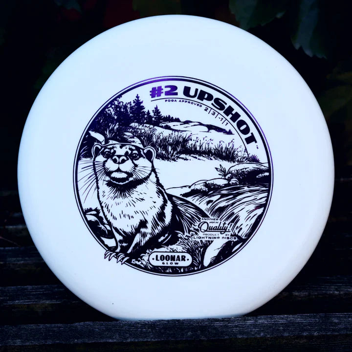 Lightning Loonar Glow #2 Upshot Putter Golf Disc - Gotta Go Gotta Throw