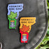 Vermont State Disc Golf Pin - Gotta Go Gotta Throw