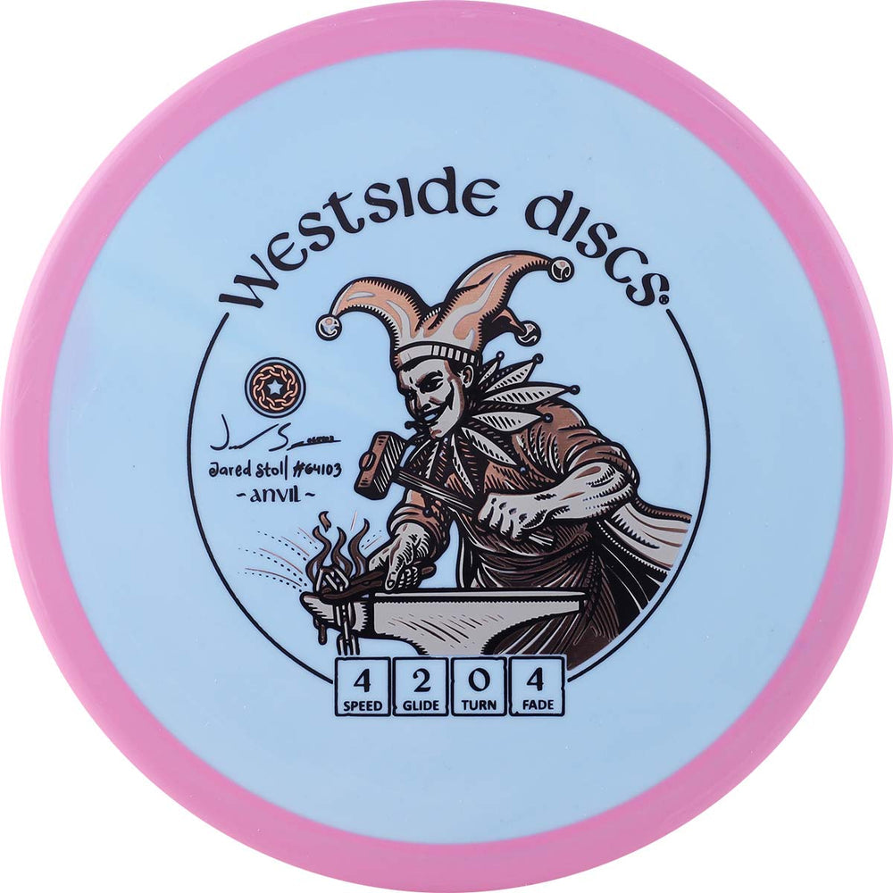 Westside Limited Edition 2026 Team Series Jared Stoll BT Hybrid Orbit Anvil Midrange Golf Disc