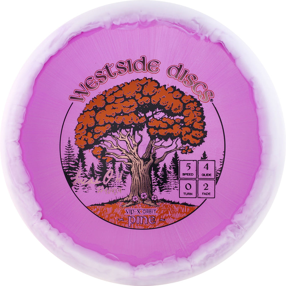 Westside Limited Edition 2026 Team Series Lucas Oberholtzer Hess VIP-X Orbit Pine Midrange Golf Disc