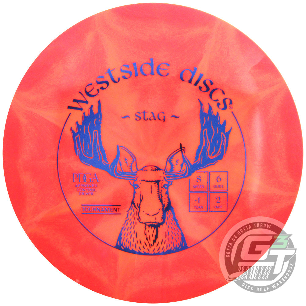Westside Tournament Burst Stag Fairway Driver Golf Disc