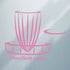 DGA Accessory Small - 7-3/8" x 6-1/2" / Pink DGA Basket Logo Vinyl Decal Sticker