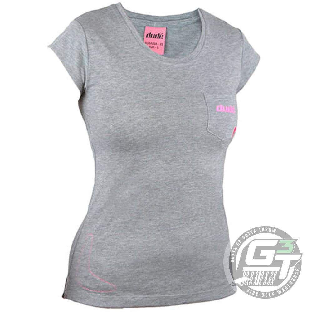 DUDE Ladies Boomer Evolve-Dri Short Sleeve Performance Disc Golf T-Shirt - Gotta Go Gotta Throw