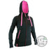 DUDE Ladies Inspire Tech Hoodie Fleece Disc Golf Jacket - Gotta Go Gotta Throw
