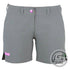 DUDE Ladies Pro 5" Inleg Disc Golf Shorts - Gotta Go Gotta Throw