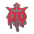 Dynamic Discs Accessory Red Dynamic Discs Digital D's Iron-On Disc Golf Patch