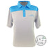 Dynamic Discs Two-Tone King D's Logo Short Sleeve Performance Disc Golf Polo Shirt - Gotta Go Gotta Throw
