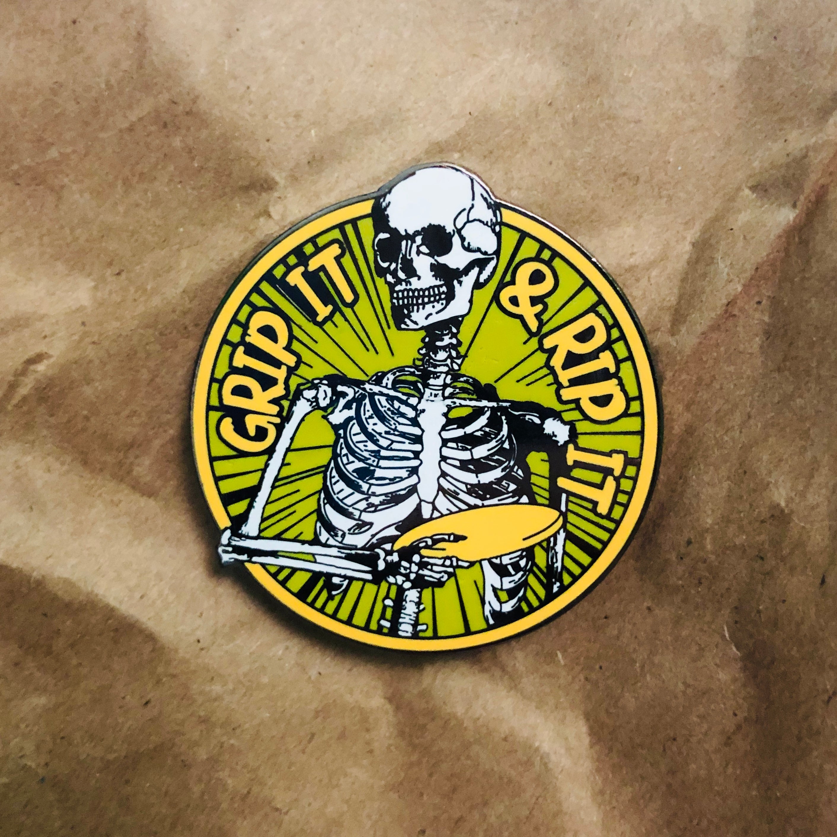Grip It & Rip It Disc Golf Pin - Gotta Go Gotta Throw