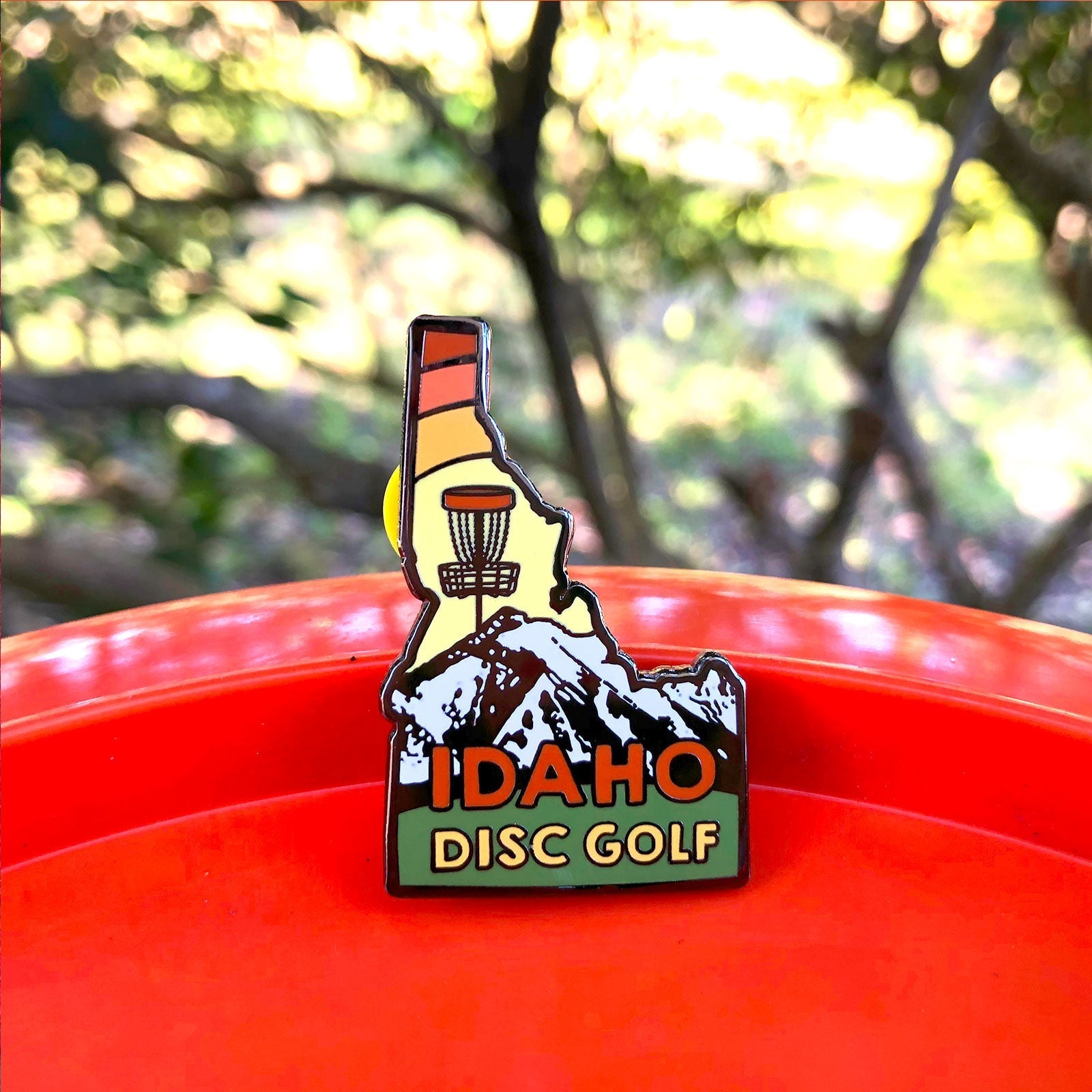 Idaho Disc Golf Pin - Gotta Go Gotta Throw