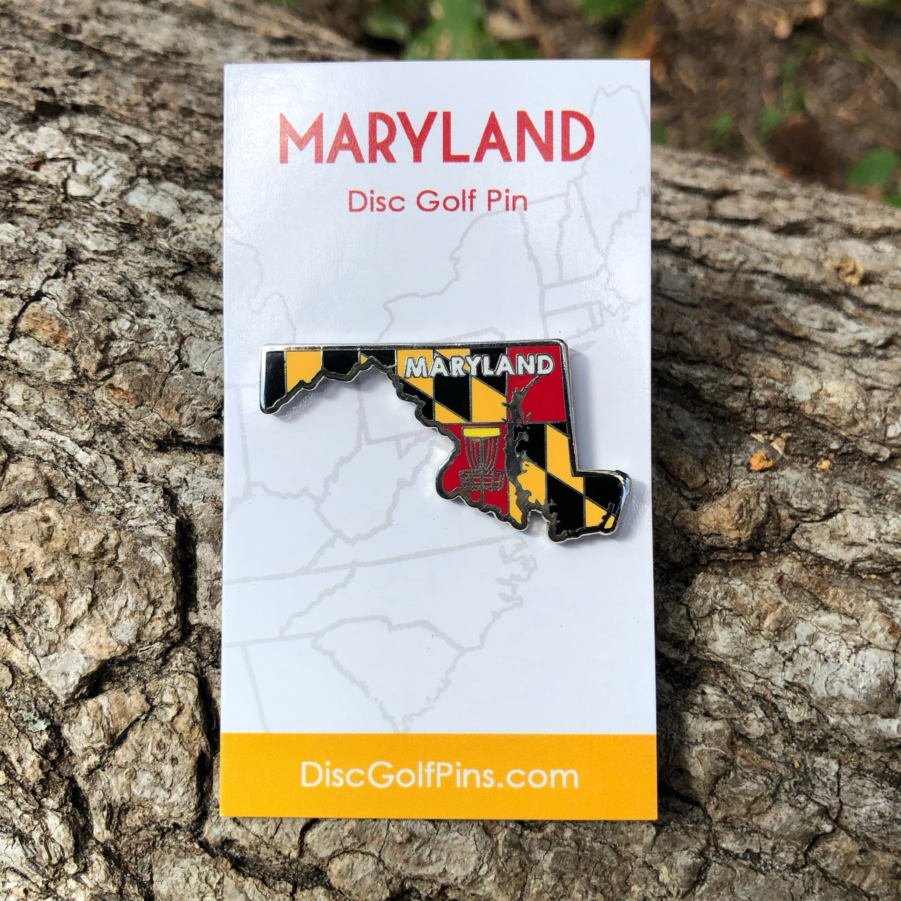 Maryland Disc Golf Pin - Gotta Go Gotta Throw