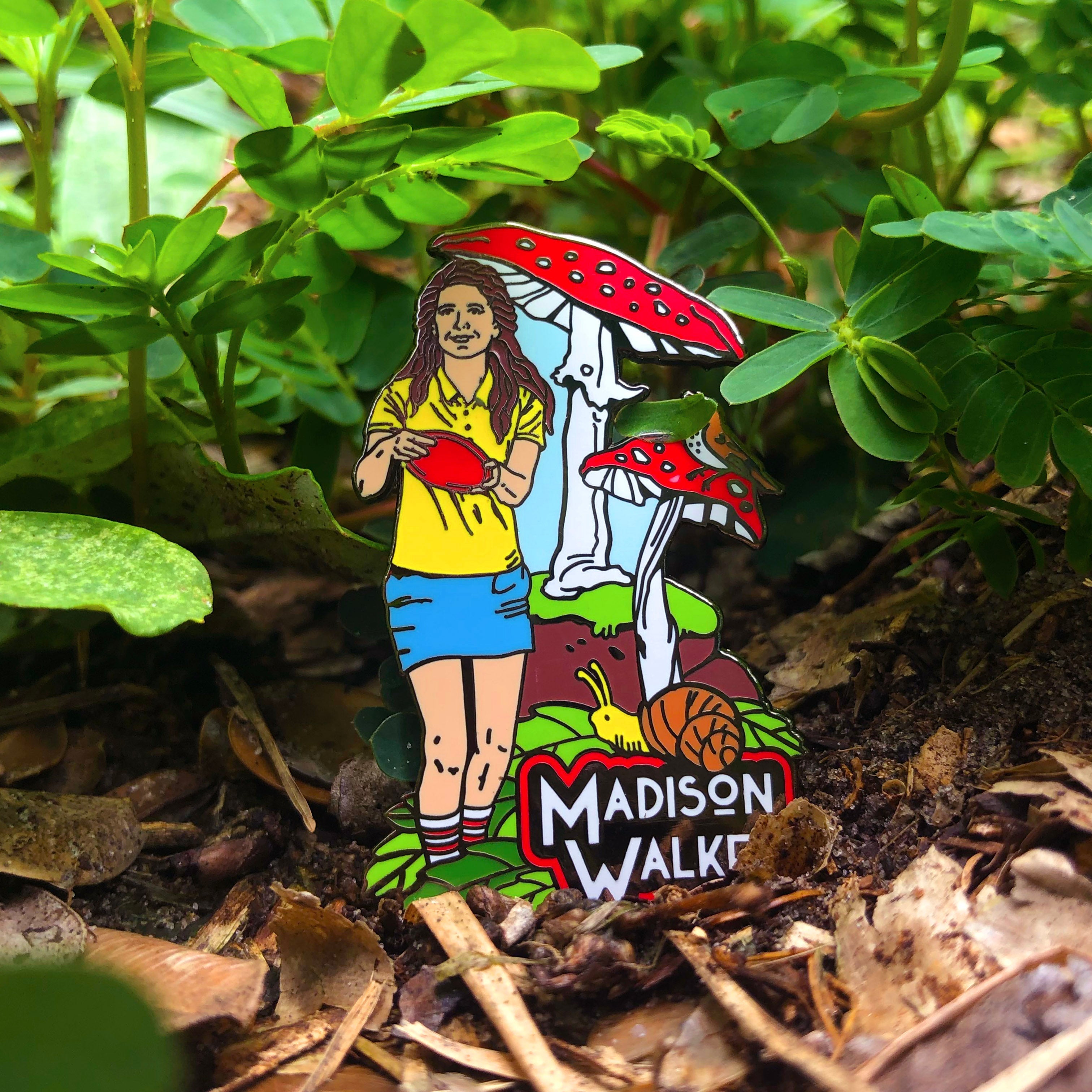 Madison Walker Disc Golf Pin - Series 1 - Gotta Go Gotta Throw