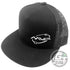 MVP Disc Sports Apparel Black MVP Disc Sports Orbit Logo Snapback Mesh Disc Golf Hat