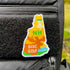 New Hampshire Disc Golf Patch - Gotta Go Gotta Throw