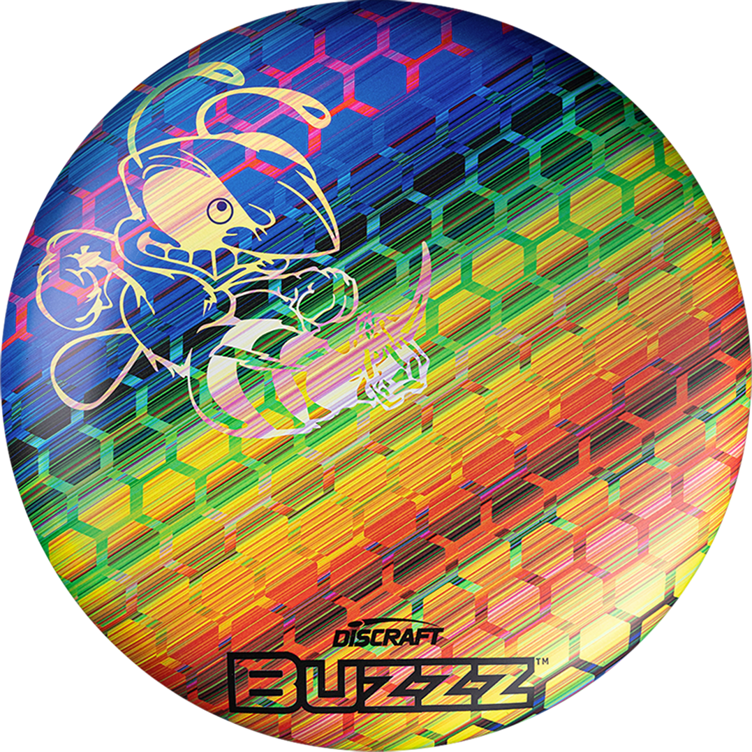 Discraft Full Foil SuperColor Honeycomb ESP Buzzz Midrange Golf Disc