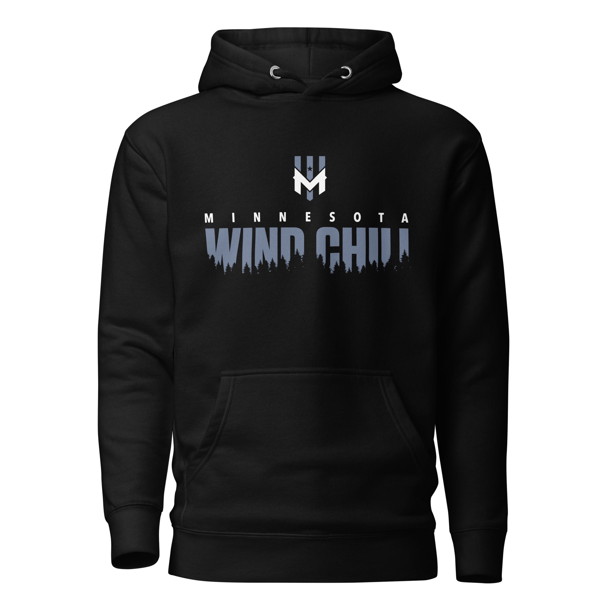Wind Chill Black "Shadow" Hooded Sweatshirt - Gotta Go Gotta Throw