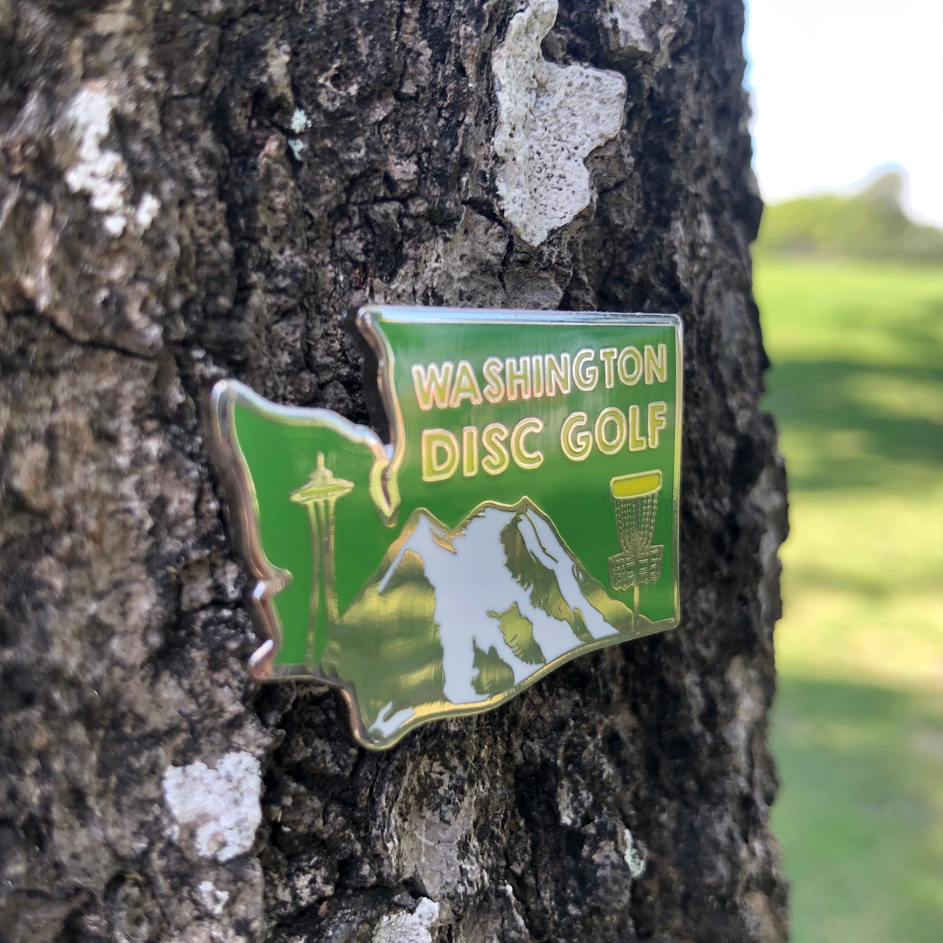 Washington Disc Golf Pin - Gotta Go Gotta Throw