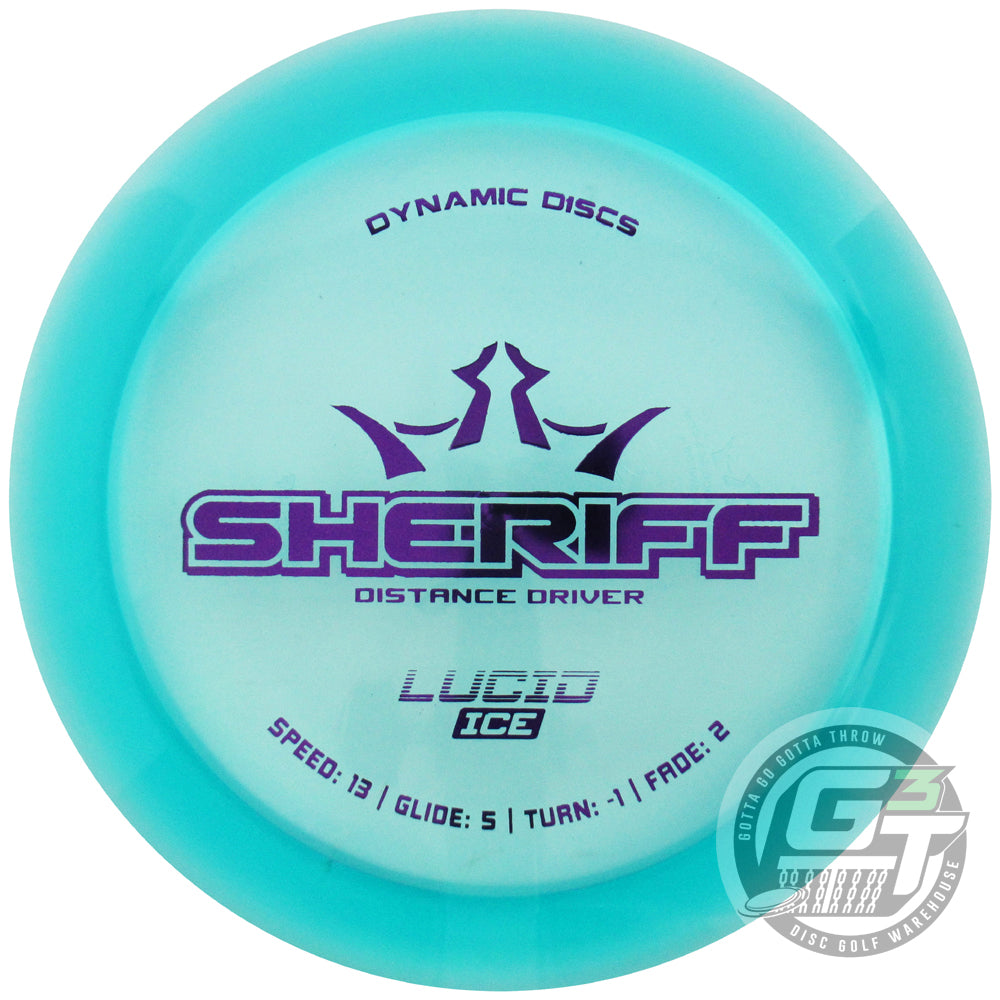 Dynamic Discs Lucid Ice Sheriff Distance Driver Golf Disc