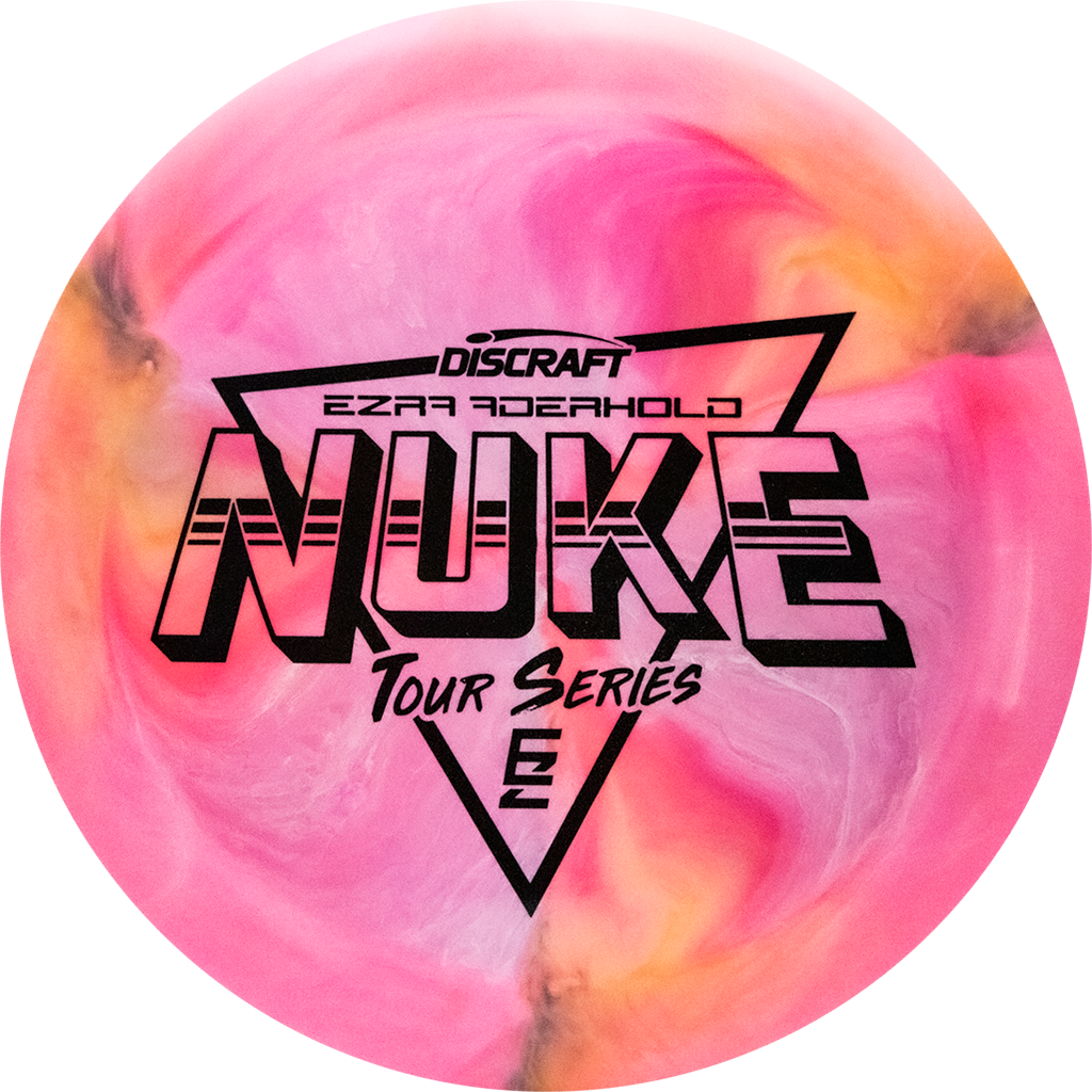 Discraft Limited Edition 2022 Tour Series Ezra Aderhold Swirl ESP Nuke Distance Driver Golf Disc