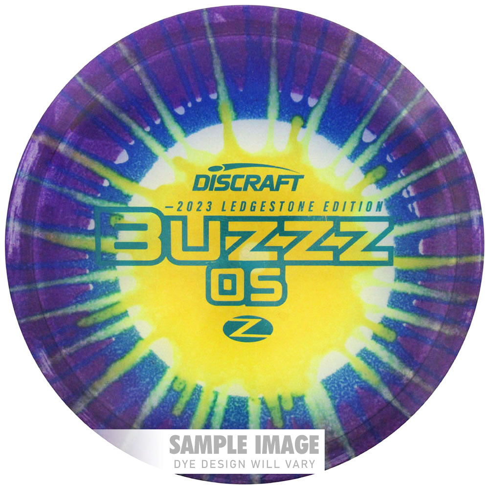 Discraft Limited Edition 2023 Ledgestone Open Fly Dye Elite Z Buzzz OS Midrange Golf Disc