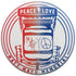 Discraft Limited Edition Matt Mayo Memorial Peace & Love SuperColor ESP Buzzz Midrange Golf Disc - Red/Blue