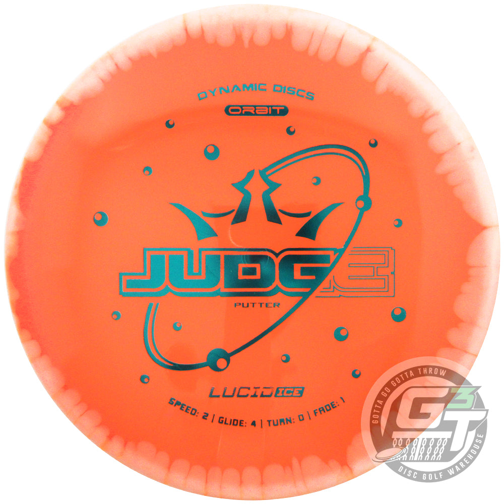 Dynamic Discs Lucid Ice Orbit Judge Putter Golf Disc