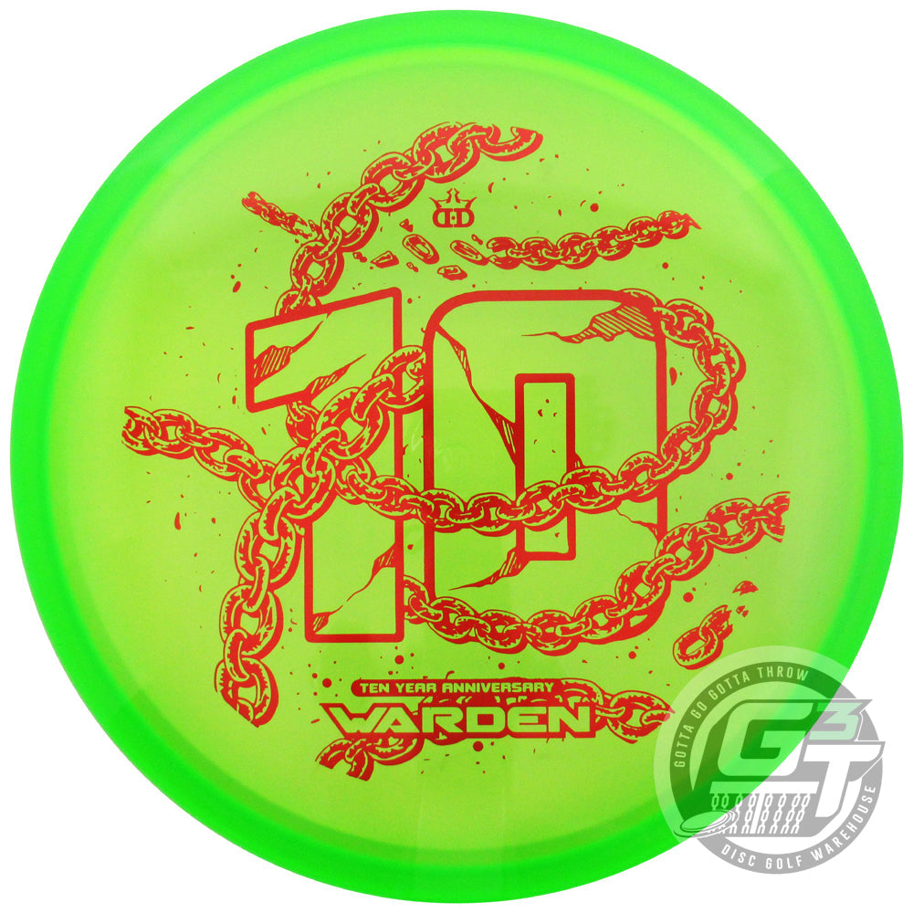 Dynamic Discs Limited Edition 10-Year Anniversary Lucid Ice Warden Putter Golf Disc