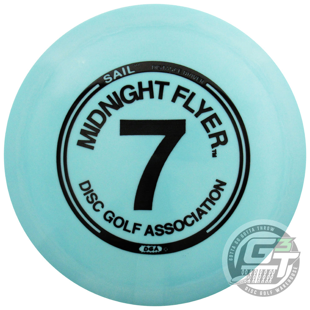DGA Limited Edition Midnight Flyer #7 Glow Proline Blend Sail Distance Driver Golf Disc