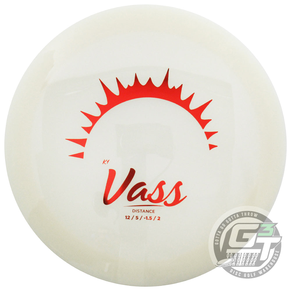 Kastaplast Glow K1 Vass Distance Driver Golf Disc