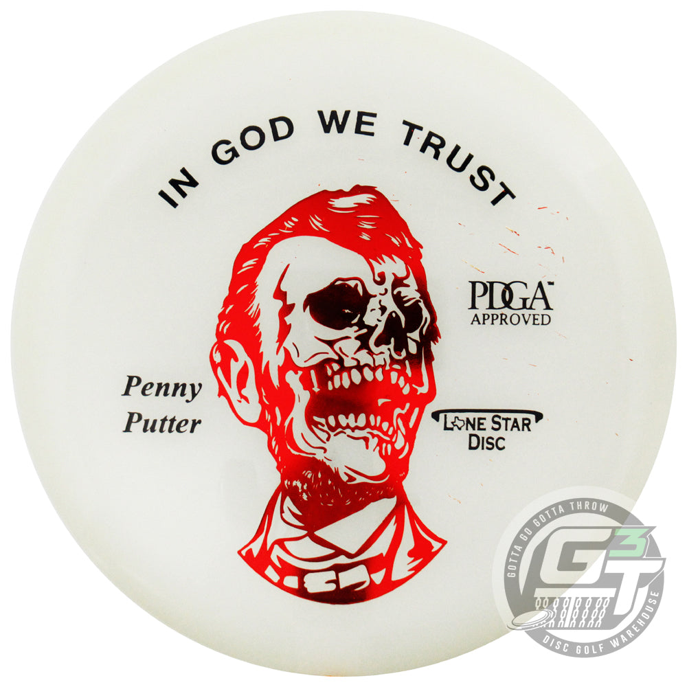 Lone Star Limited Edition 2023 Halloween Zombie Ace Glow Penny Putter Golf Disc
