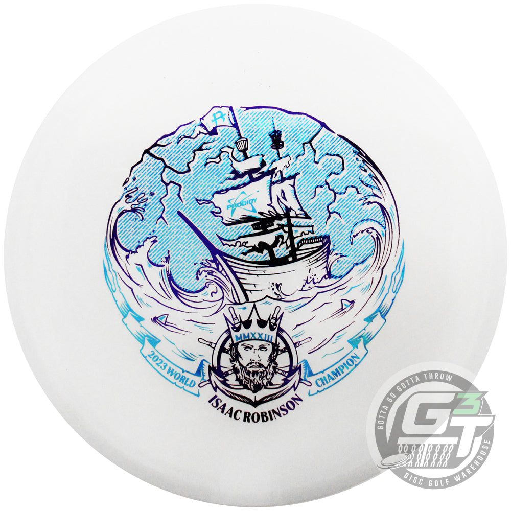 Prodigy Limited Edition Isaac Robinson 2023 PDGA World Champion Smuggler's Pursuit Stamp 500 Series Archive Midrange Golf Disc