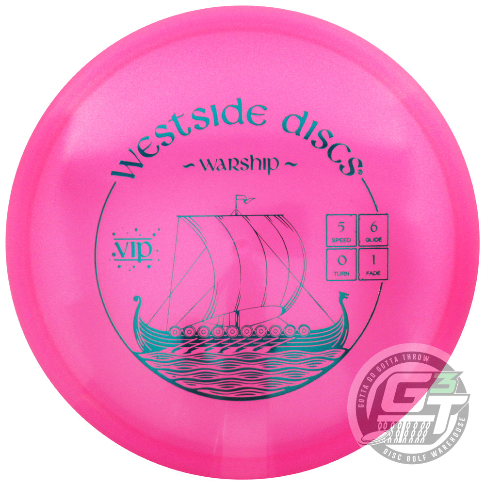Westside Glimmer VIP Warship Midrange Golf Disc