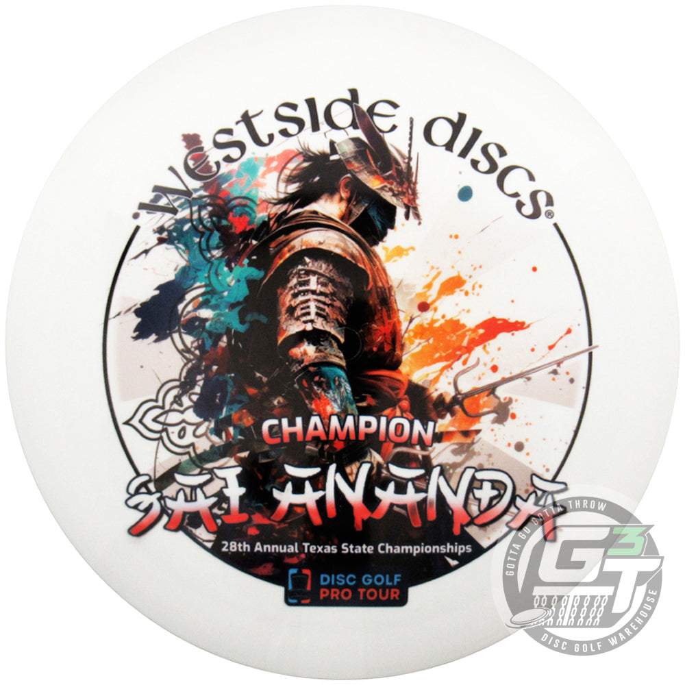 Westside Limited Edition Sai Anada 2023 DGPT Texas State Championships Commemorative DyeMax Tournament Bear Fairway Driver Golf Disc