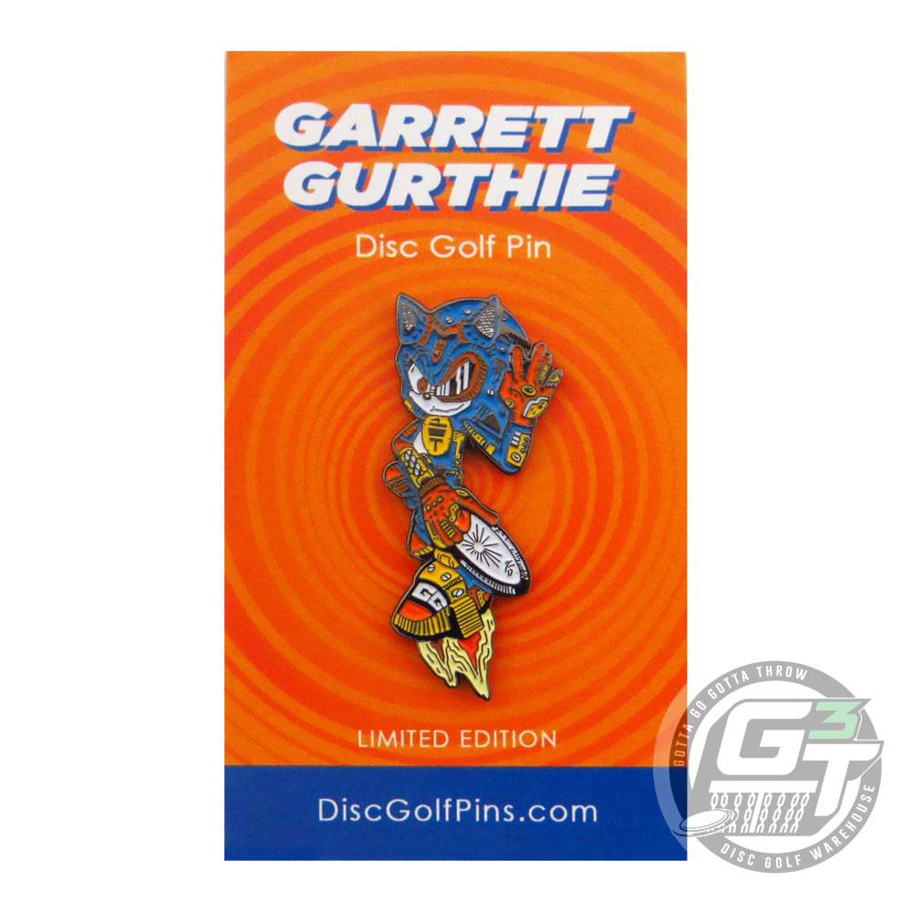 Disc Golf Pins Accessory Blue Disc Golf Pins Garrett Gurthie Series 2 Enamel Disc Golf Pin