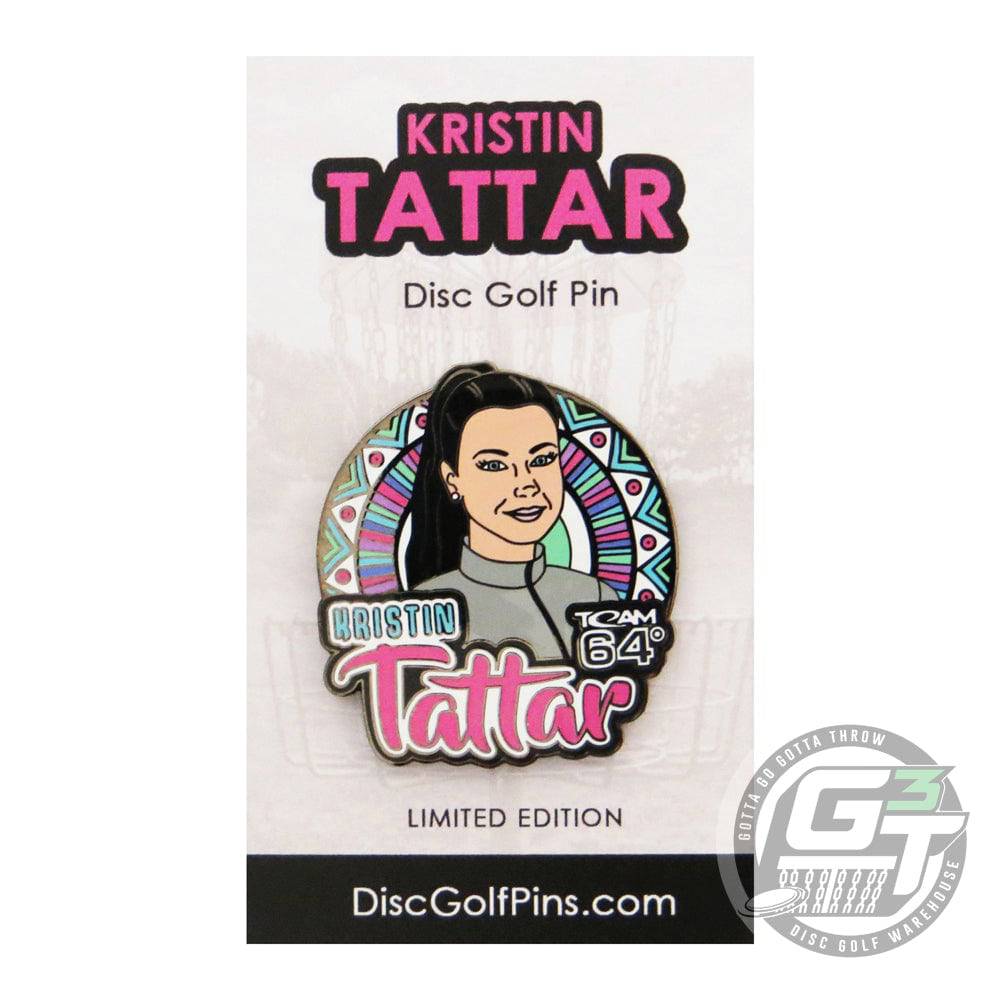 Disc Golf Pins Accessory Disc Golf Pins Kristin Tattar Series 1 Enamel Disc Golf Pin