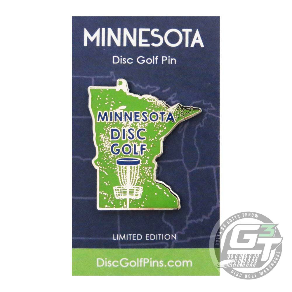 Disc Golf Pins Accessory Disc Golf Pins Minnesota State Enamel Disc Golf Pin