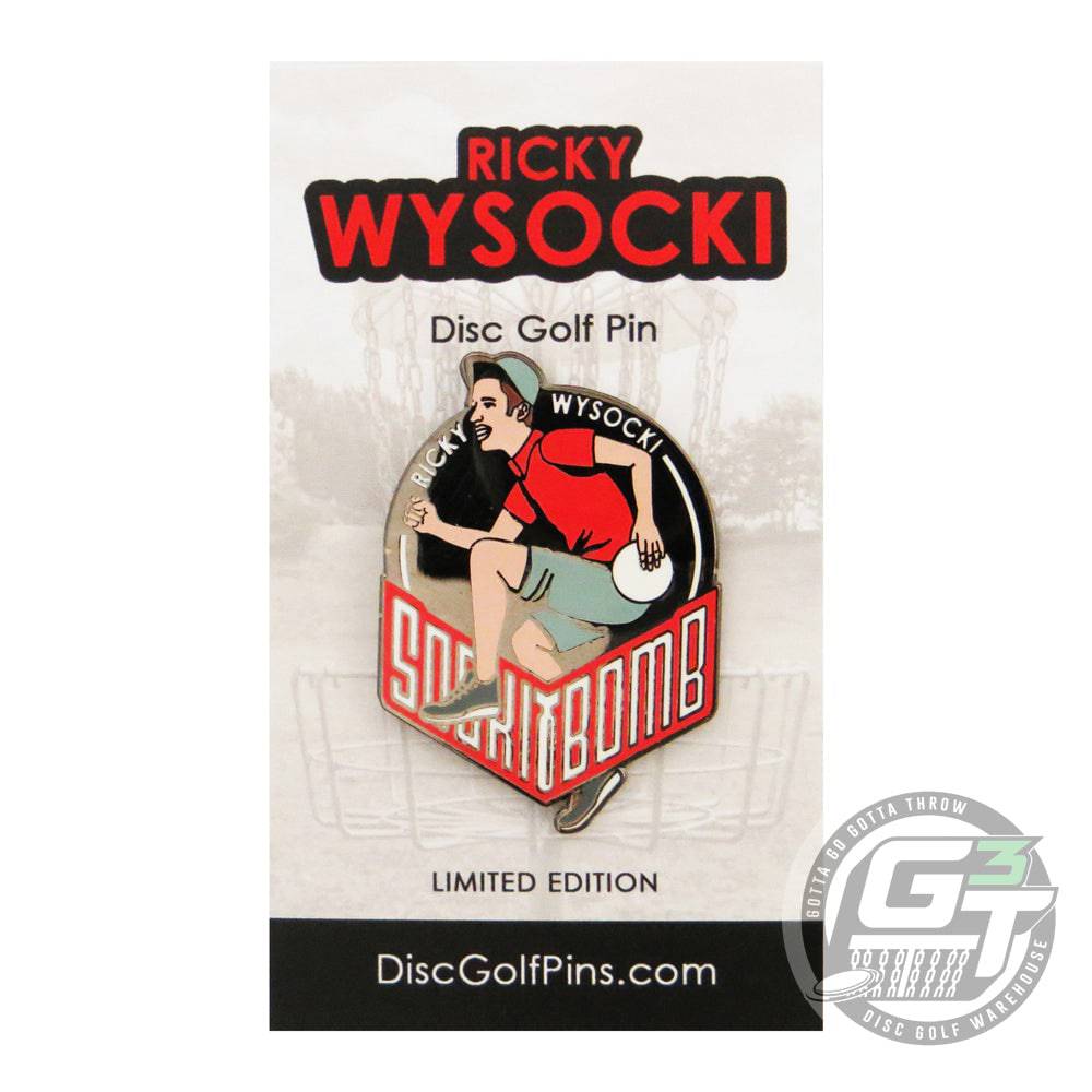 Disc Golf Pins Accessory Disc Golf Pins Ricky Wysocki Series 1 Enamel Disc Golf Pin