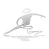 Disc Player Sports Accessory Right-Handed / Silver Disc Player Sports Thrower Logo Vinyl Decal Sticker