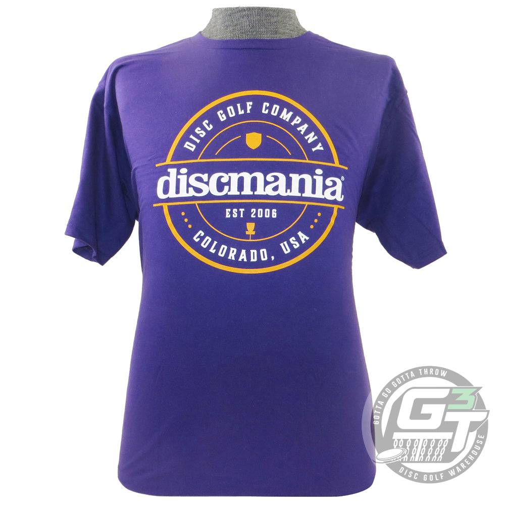 Discmania Apparel M / Purple Discmania Colorado Fan Favorite Short Sleeve Disc Golf T-Shirt