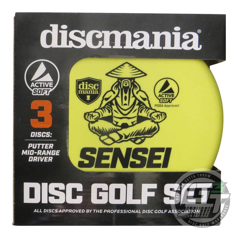 Discmania Golf Disc Discmania Active Line Soft 3-Disc Beginner Disc Golf Set