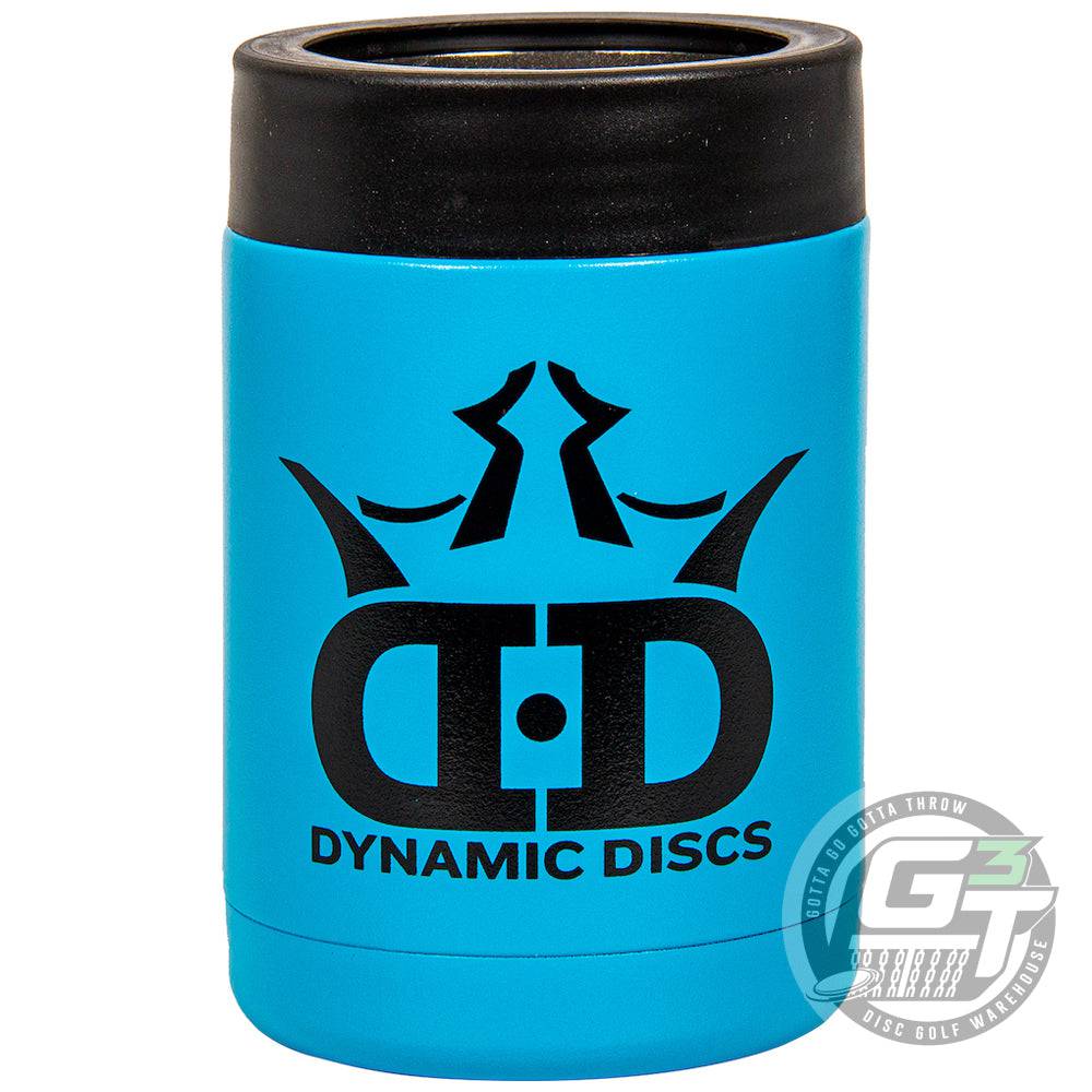 Dynamic Discs Accessory Blue Dynamic Discs Logo Stainless Steel Can Keeper Insulated Beverage Cooler