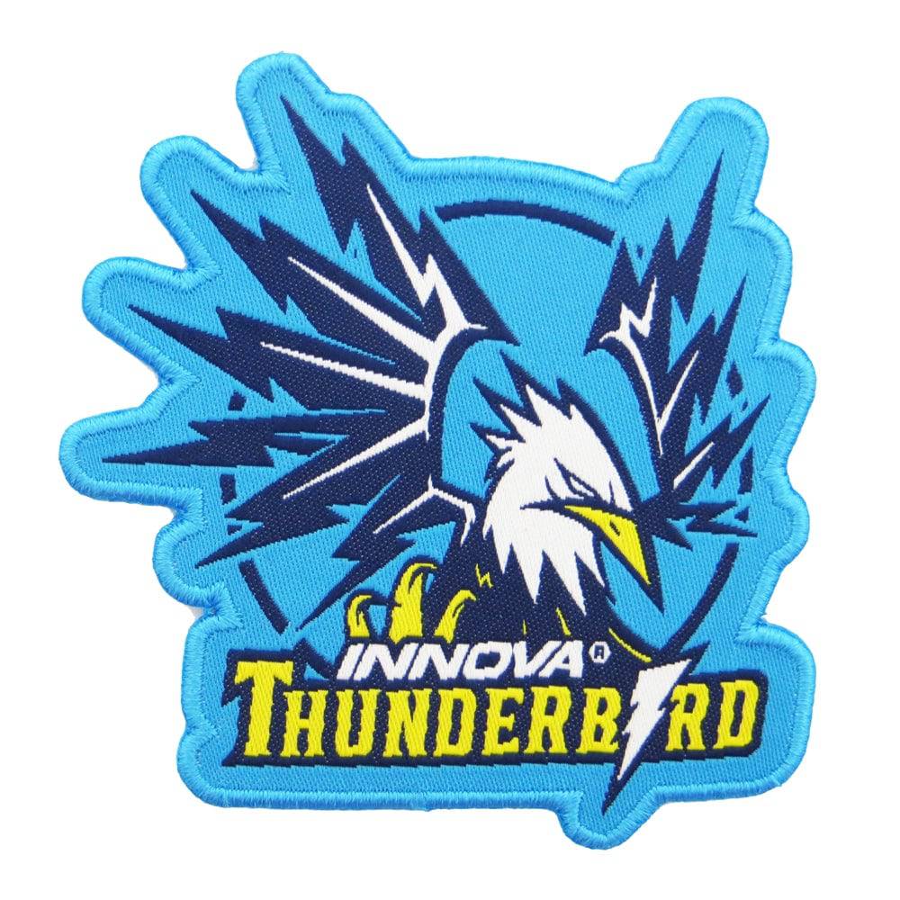 Innova Accessory Blue Innova Thunderbird Iron-On Disc Golf Patch